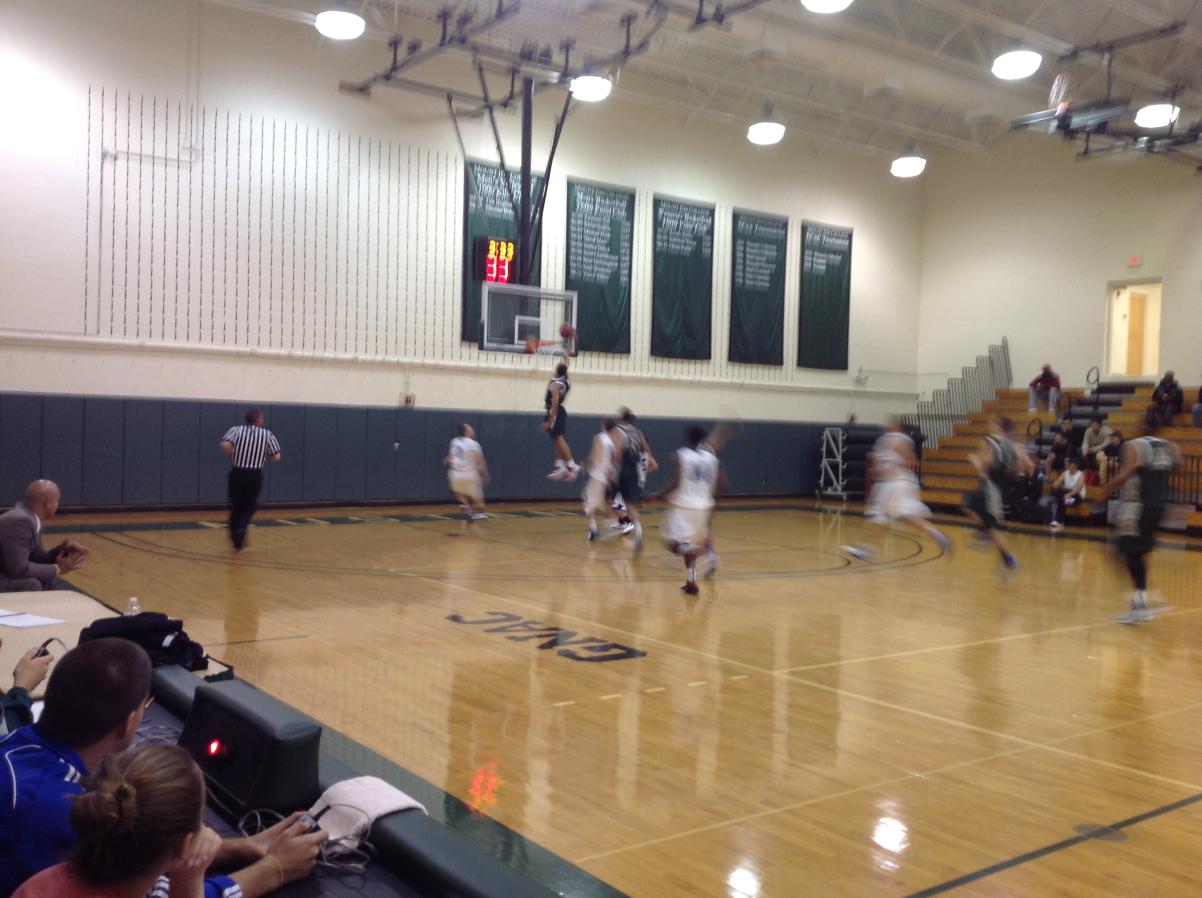 Photo for MEN'S BASKETBALL UPENDS NOR'EASTERS IN 90-52 VICTORY image 16