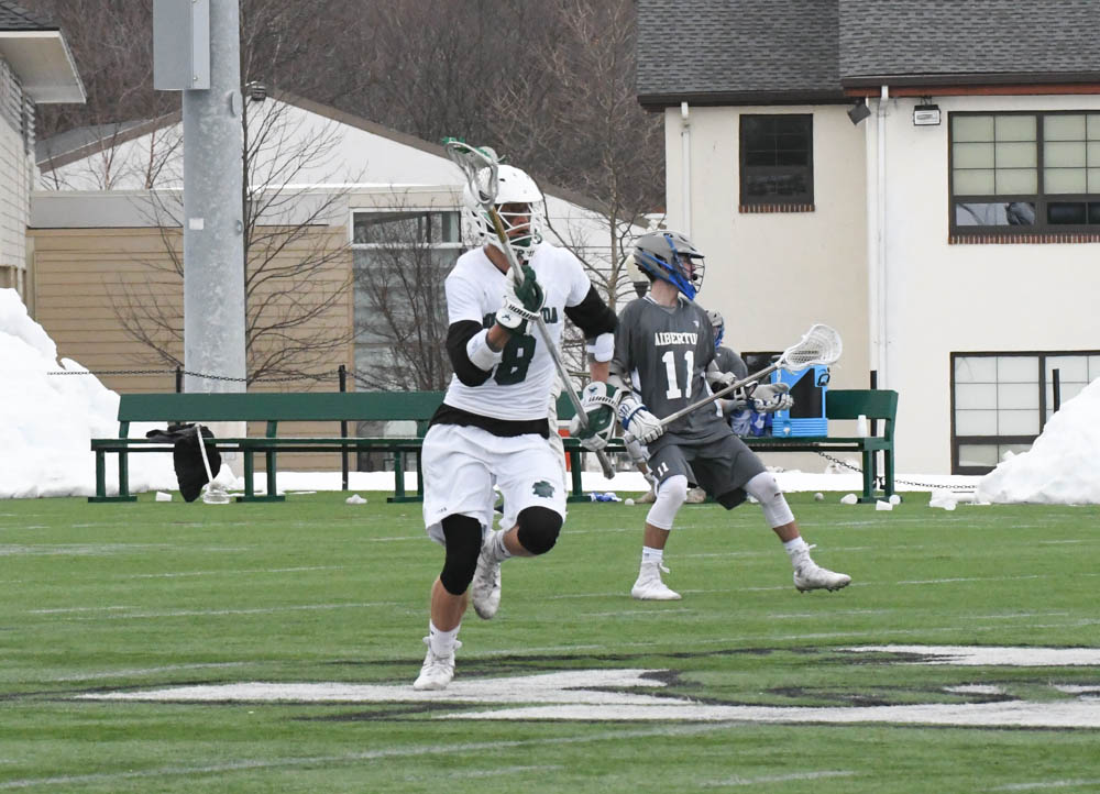 Photo for LaPorte Leads Balanced Attack As Men's Lacrosse Tops Albertus Magnus In GNAC Opener image 2