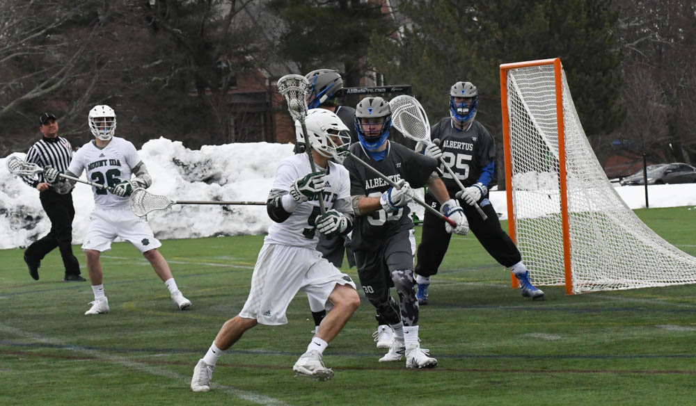 Photo for LaPorte Leads Balanced Attack As Men's Lacrosse Tops Albertus Magnus In GNAC Opener image 17