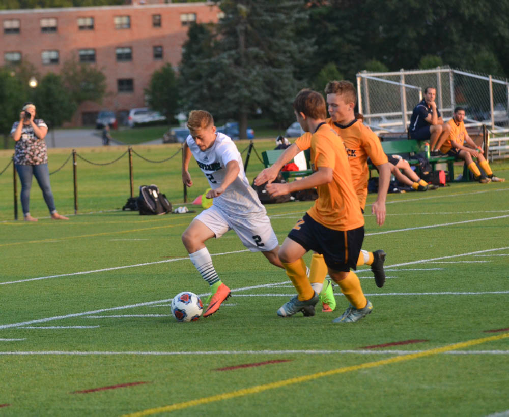 Photo for Three Mustangs Net 1st Collegiate Goal in Rout of Wildcats image 1