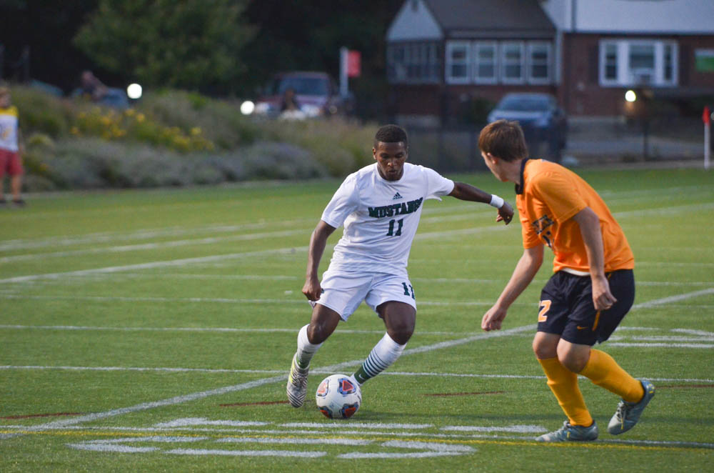 Photo for Three Mustangs Net 1st Collegiate Goal in Rout of Wildcats image 10