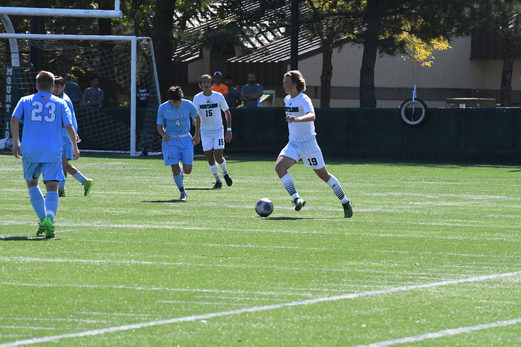 Photo for Brenes Scores in 5th Home Game, Mustangs Blank Lasers image 9