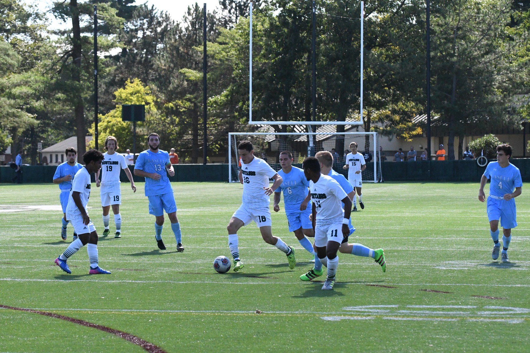 Photo for Brenes Scores in 5th Home Game, Mustangs Blank Lasers image 11