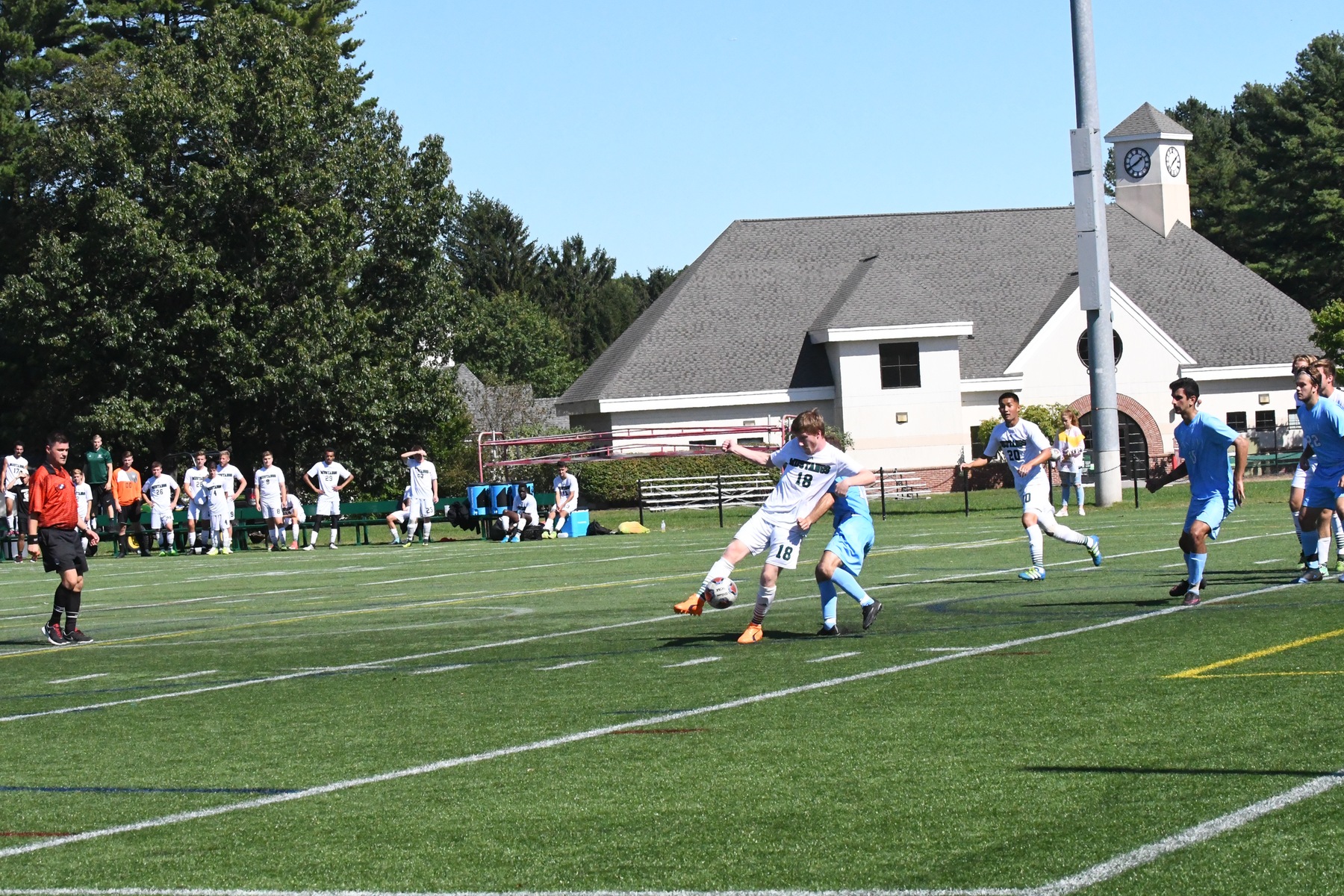 Photo for Brenes Scores in 5th Home Game, Mustangs Blank Lasers image 29