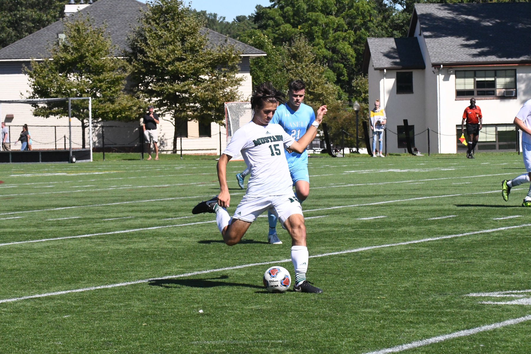Photo for Brenes Scores in 5th Home Game, Mustangs Blank Lasers image 32
