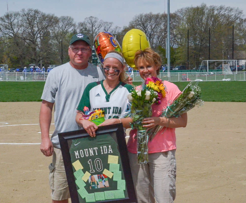 Photo for Special Senior Class Ends Career on Mount Ida Softball Field image 1