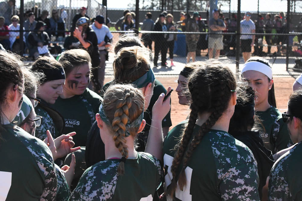 Photo for Weston Belts Pair Of Homers, Drives In Six As Softball Splits Season Openers At The Spring Games image 1