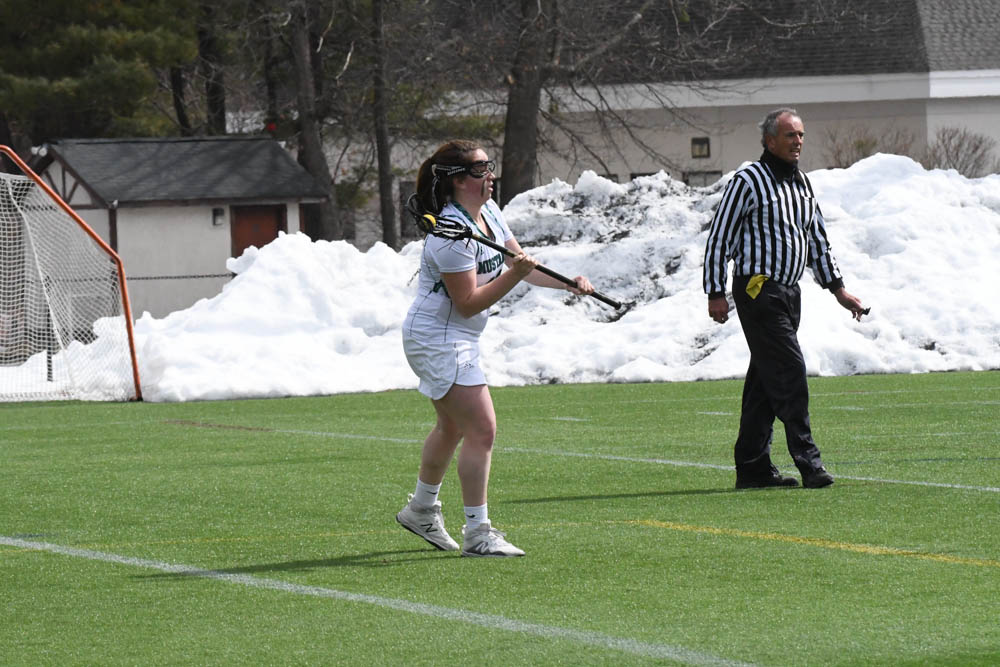 Photo for Kelly Ties School Single-Match Scoring Record As Women's Lacrosse Notches 20-9 GNAC Triumph Over Rivier image 10