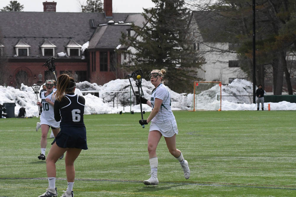Photo for Kelly Ties School Single-Match Scoring Record As Women's Lacrosse Notches 20-9 GNAC Triumph Over Rivier image 11