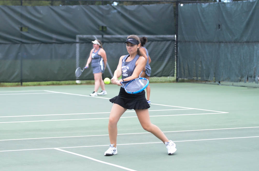 Photo for Women's Tennis Overwhelms Hawks for First Win image 1