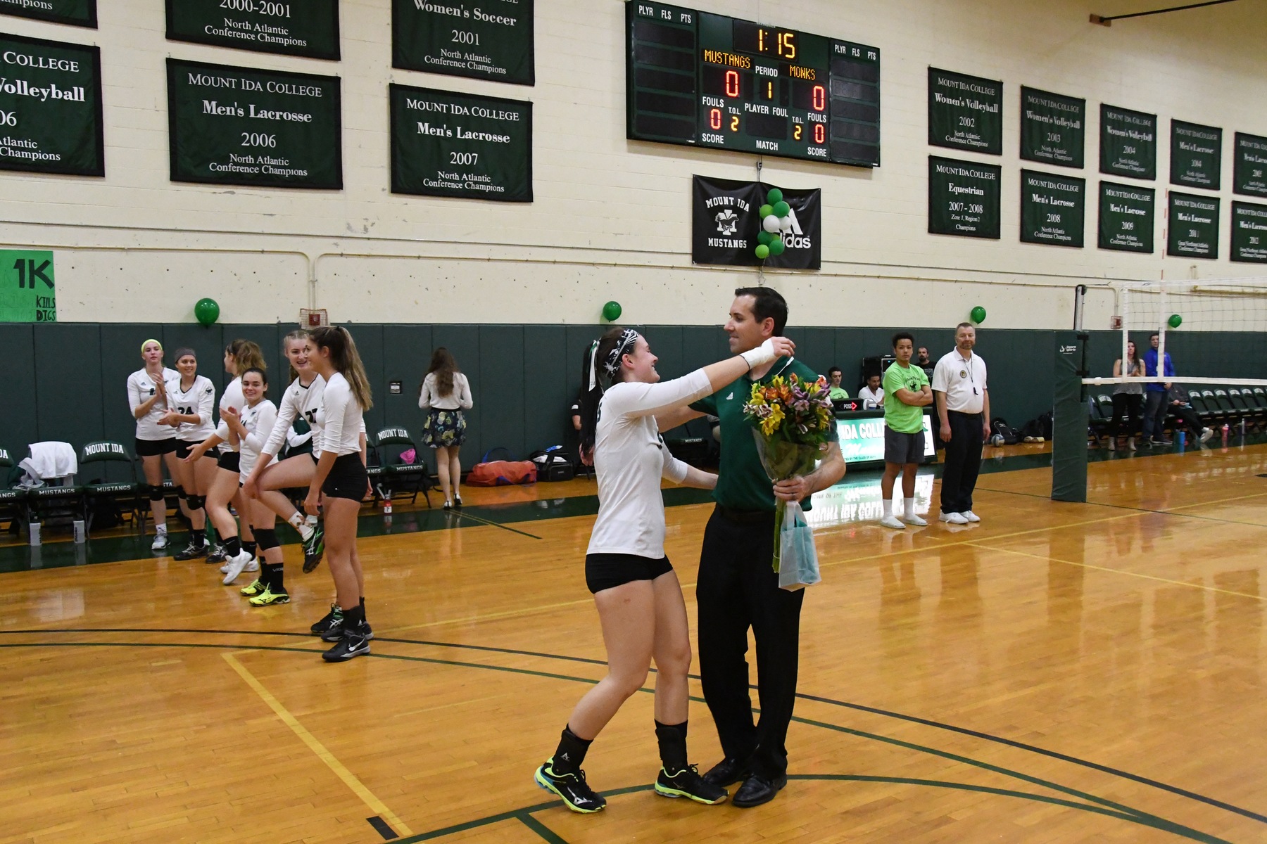 Photo for Women's Volleyball Honor Reidy on Senior Day, Splits Tri-Match Action image 2
