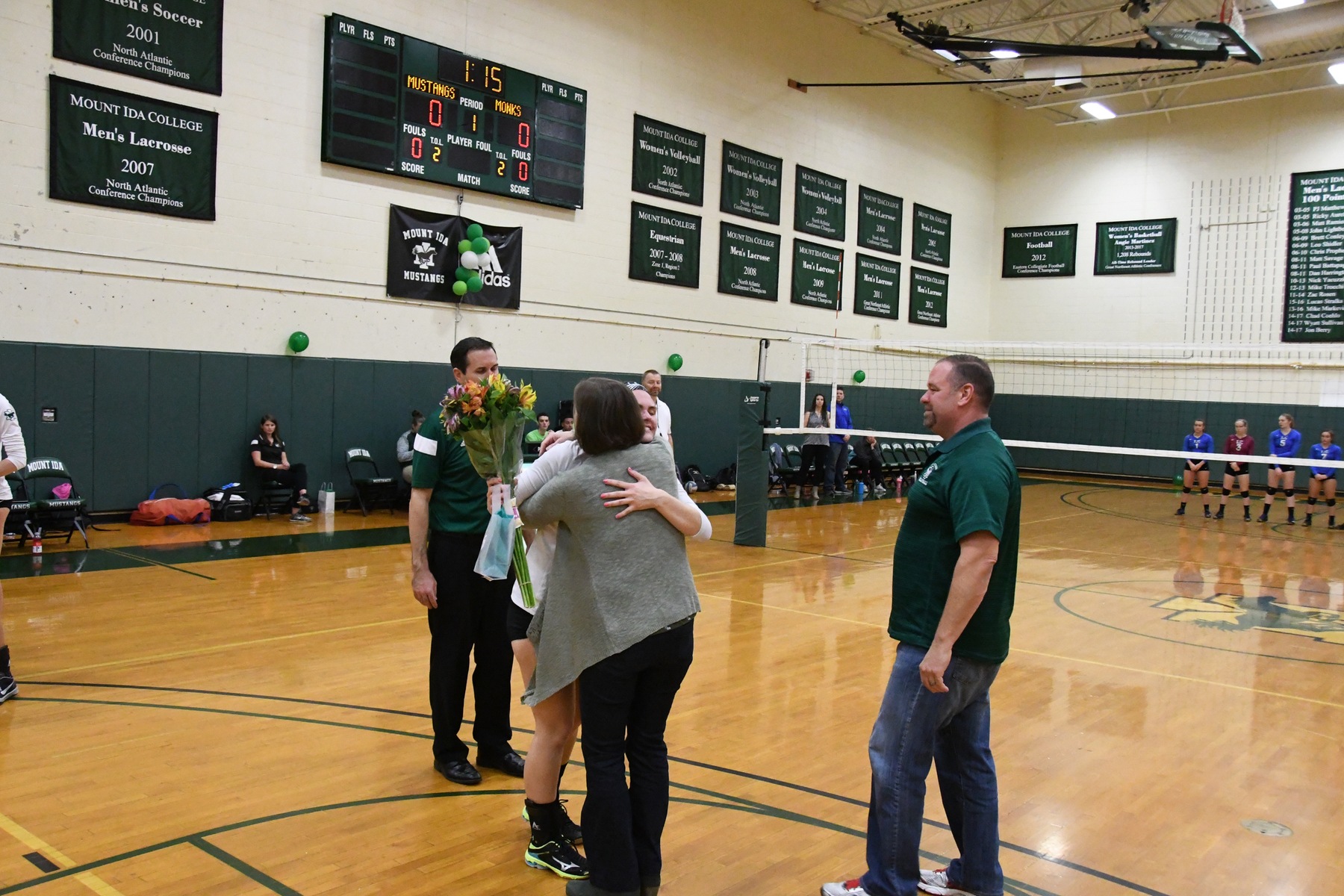 Photo for Women's Volleyball Honor Reidy on Senior Day, Splits Tri-Match Action image 3