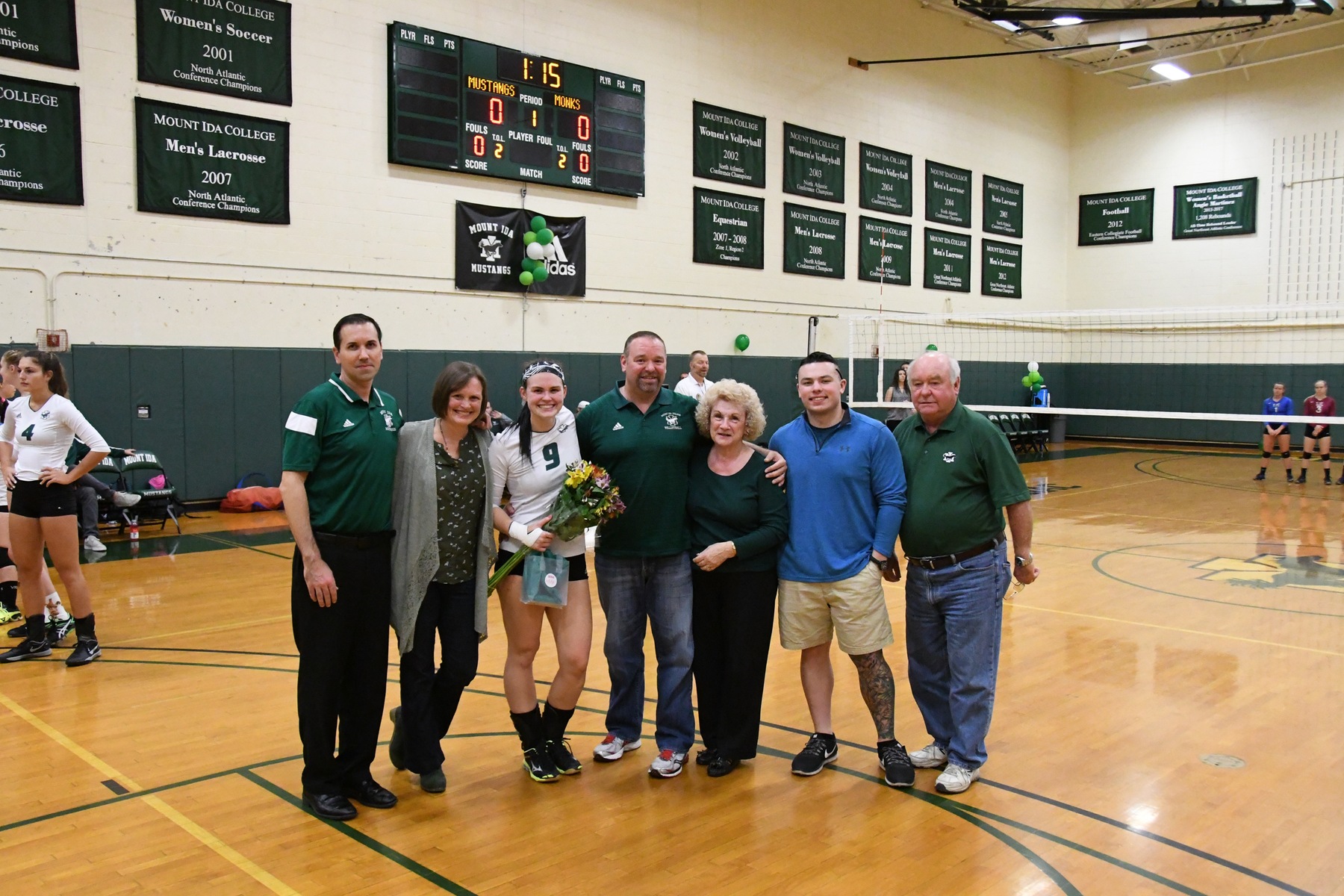 Photo for Women's Volleyball Honor Reidy on Senior Day, Splits Tri-Match Action image 4