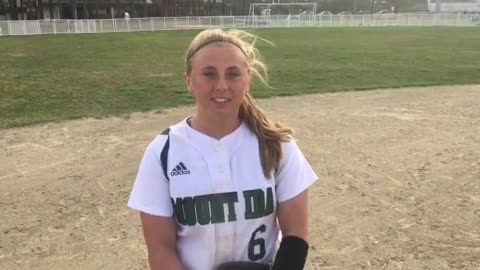 Hayley Microulis - Lasell Softball Post-Game - 04-24-18